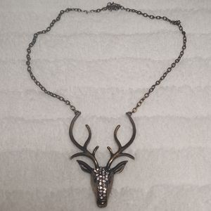 Bedazzled Buck Country Girl Necklace